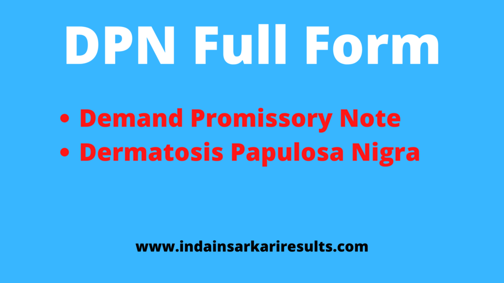 DPN Full Form