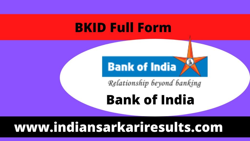 bkid bank full form